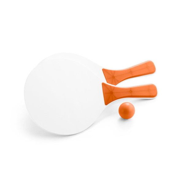 Raquettes de plage en MDF personnalisables pour entreprise - BCM Goodies