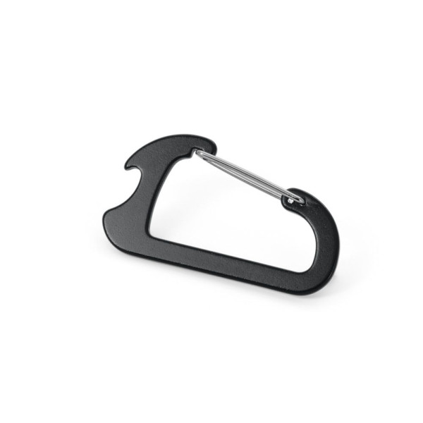 Mousqueton avec décapsuleur en aluminium pour porte-clés - Accessoire polyvalent et pratique | BCM Goodies