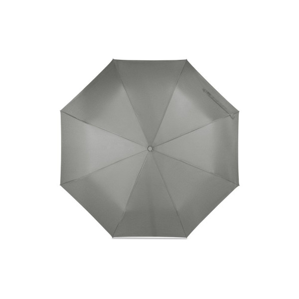 Parapluie pliable en polyester recyclé RIVER - Accessoire durable pour entreprise