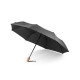 Parapluie pliable en polyester recyclé RIVER - Accessoire durable pour entreprise