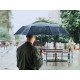 Parapluie pliable en polyester recyclé CIMONE - Parapluie personnalisable pour événements et cadeaux - BCM Goodies