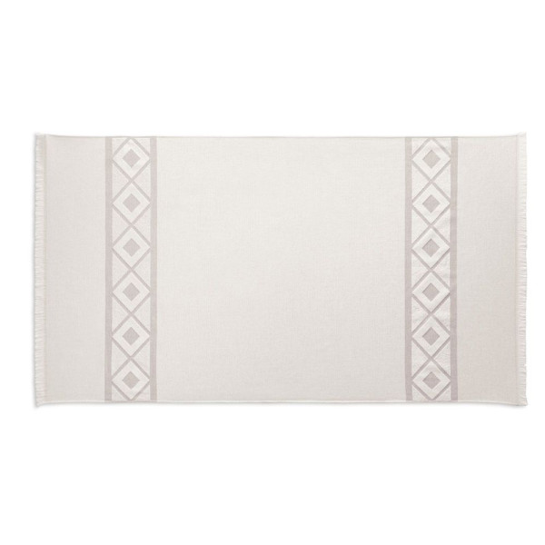 Serviette de toilette et de bain MALEK en coton léger et résistant - Soleil et pluie