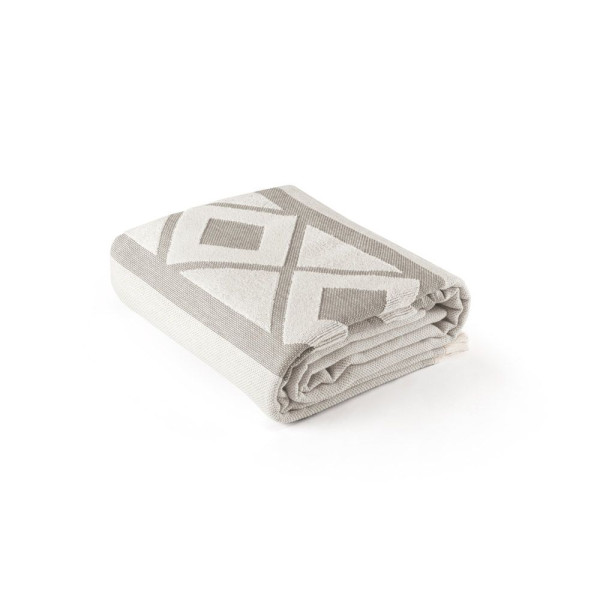 Serviette de toilette et de bain MALEK en coton léger et résistant - Soleil et pluie