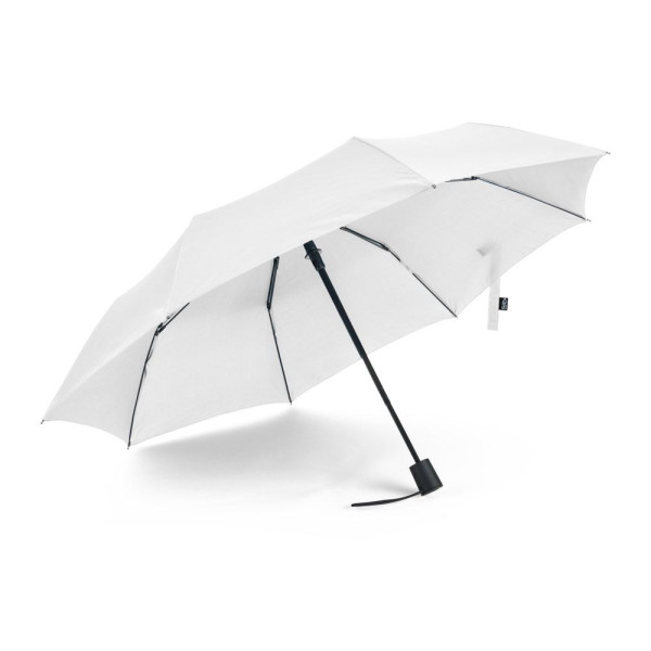Parapluie 2 en 1 SKYLAR avec sac shopping en polyester recyclé - Goodies personnalisable pour entreprise