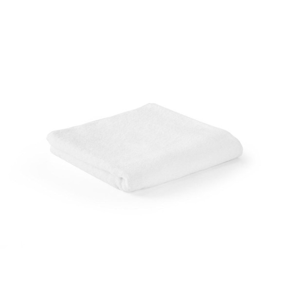 Serviette de toilette BARDEM M. en coton et coton recyclé - Accessoire de communication d'entreprise durable