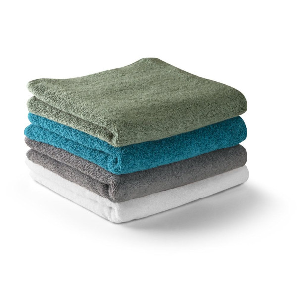 Essuie-mains personnalisable en coton recyclé pour événements professionnels - BCM Goodies
