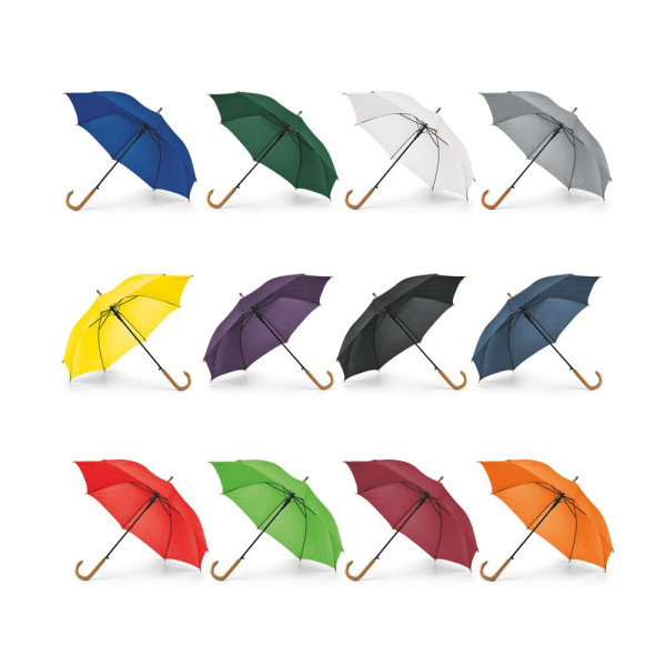 Parapluie personnalisable PATTI en polyester 190T pour événements et cadeaux d'entreprise | BCM Goodies