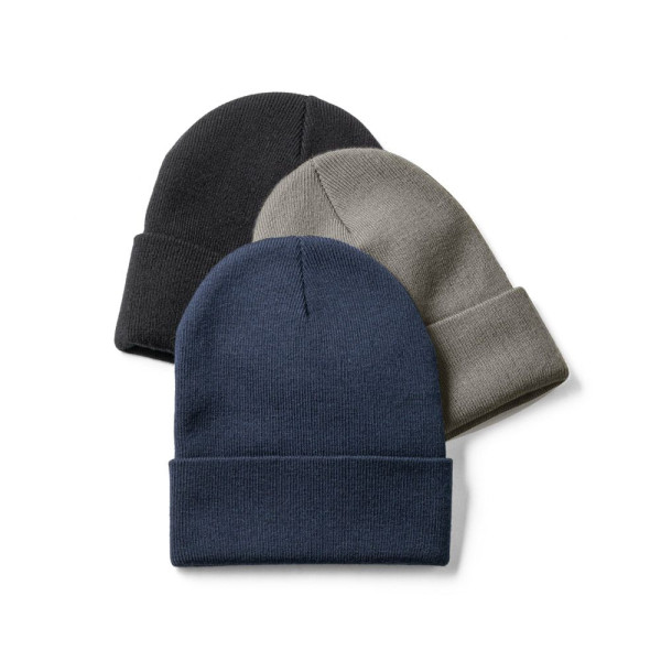 Bonnet unisexe en polyester recyclé CARL - Accessoire publicitaire durable pour entreprises responsables