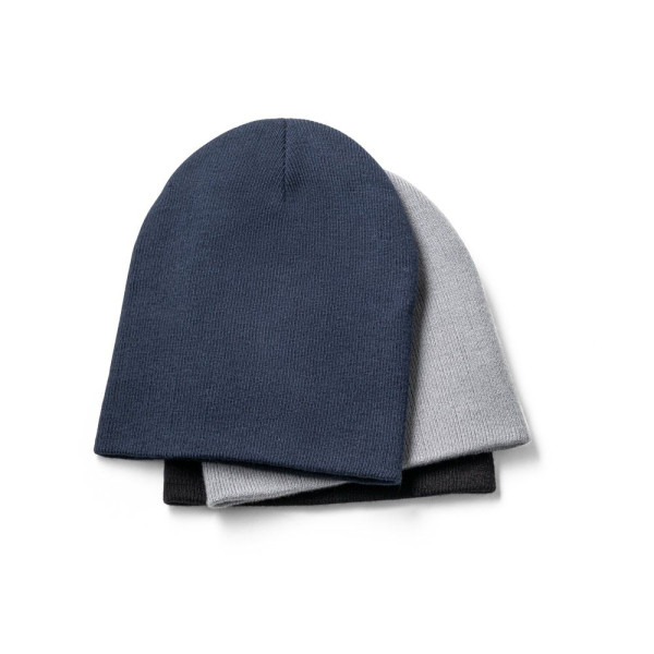 Bonnet unisexe en polyester recyclé HAWK - Goodies écoresponsables pour entreprise
