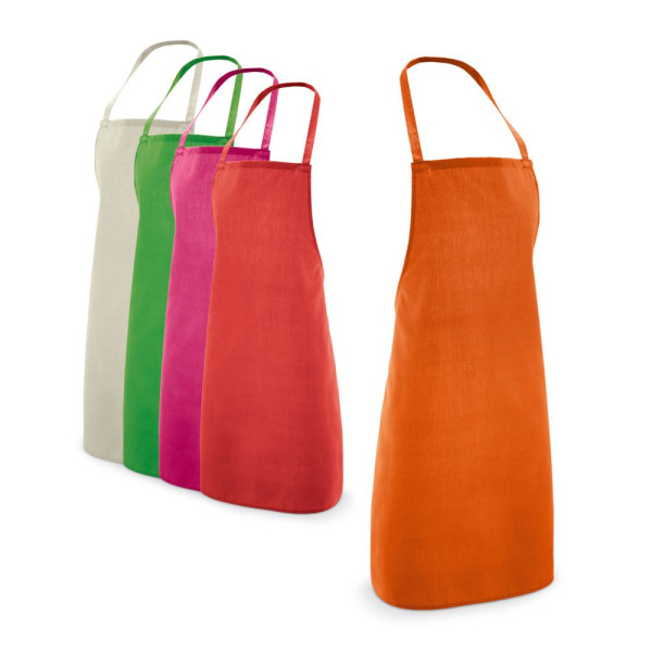 Tablier en coton et polyester CURRY pour événements B2B et cadeaux d'entreprise - BCM Goodies
