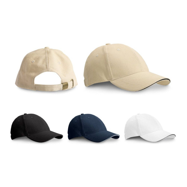 Casquette sandwich 100% coton personnalisable - BCM Goodies