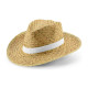 Chapeau de paille naturel personnalisable pour événements en extérieur - BCM Goodies