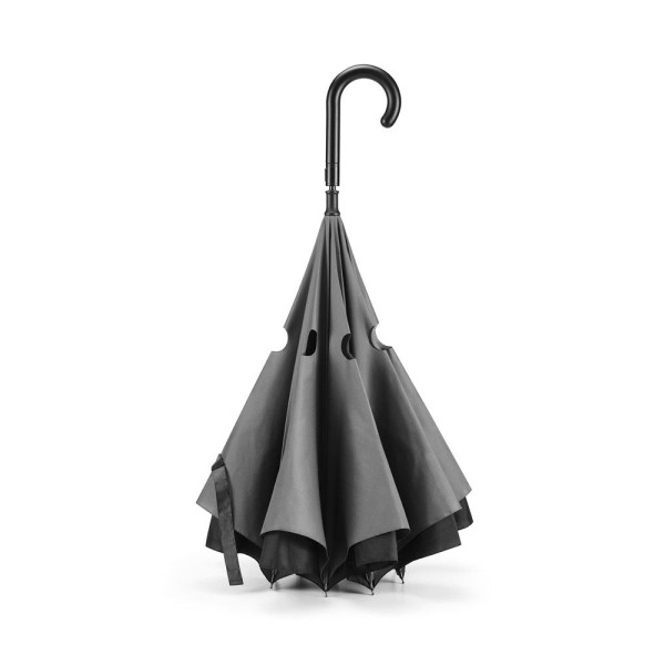 Parapluie réversible en pongee 190T personnalisable pour entreprise - BCM Goodies