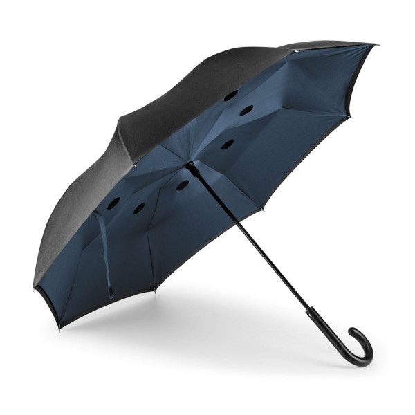 Parapluie réversible en pongee 190T personnalisable pour entreprise - BCM Goodies
