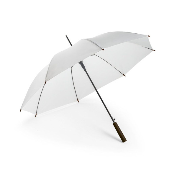 Parapluie APOLO en polyester recyclé pongee avec ouverture automatique - BCM Goodies