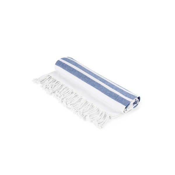 Serviette de plage personnalisable SARDENHA en coton et polyester recyclé - BCM Goodies