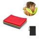 Serviette de sport rafraîchissante en polyester recyclé BERNAL - Accessoire idéal pour événements sportifs en plein air