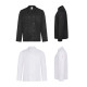 Veste de cuisine à manches longues VL BACO (190 g/m²) pour professionnels de la restauration - BCM Goodies