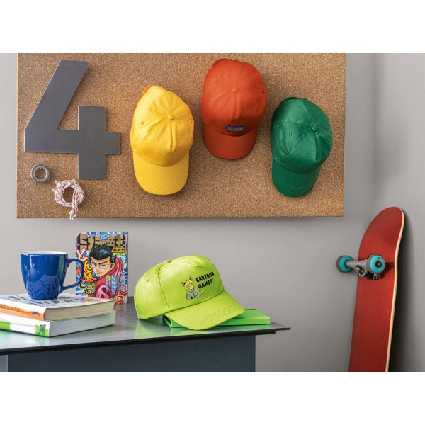 Casquette en polyester personnalisable CAMPBEL pour événements et cadeaux - BCM Goodies