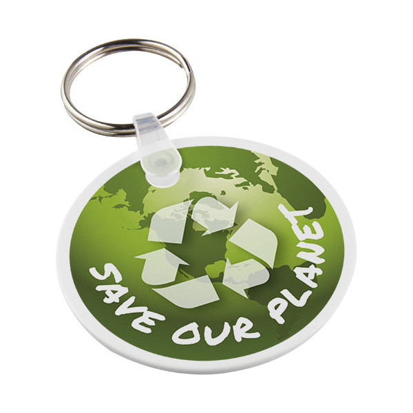 Porte-clés recyclé Tait circulaire Personnalisable | BCM Goodies - 1