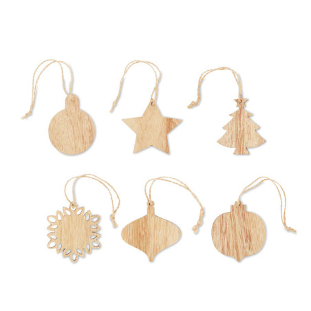 Décorations de Noël en bois CHRISET Personnalisable | BCM Goodies - 2