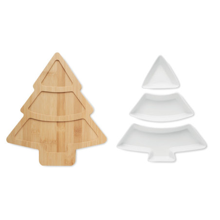 Plats de service de Noël VIRAM Personnalisable | BCM Goodies - 5