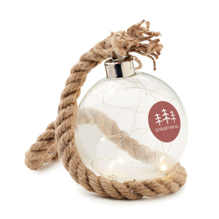 Boule en verre LED BAUBLI Personnalisable | BCM Goodies - 4