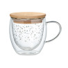Tasse double paroi en verre SION Personnalisable | BCM Goodies - 2