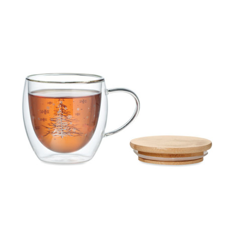 Tasse en verre à double paroi SIAN Personnalisable | BCM Goodies - 4