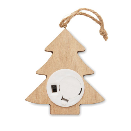 Sapin en bois avec lumières LULIE Personnalisable | BCM Goodies - 3