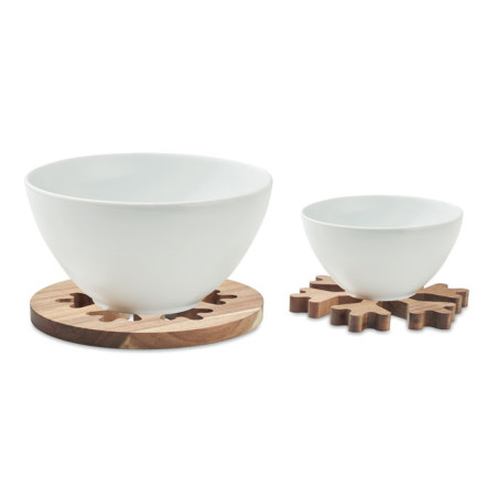 2 dessous de plat en d acacia SCAGLIA Personnalisable | BCM Goodies - 4