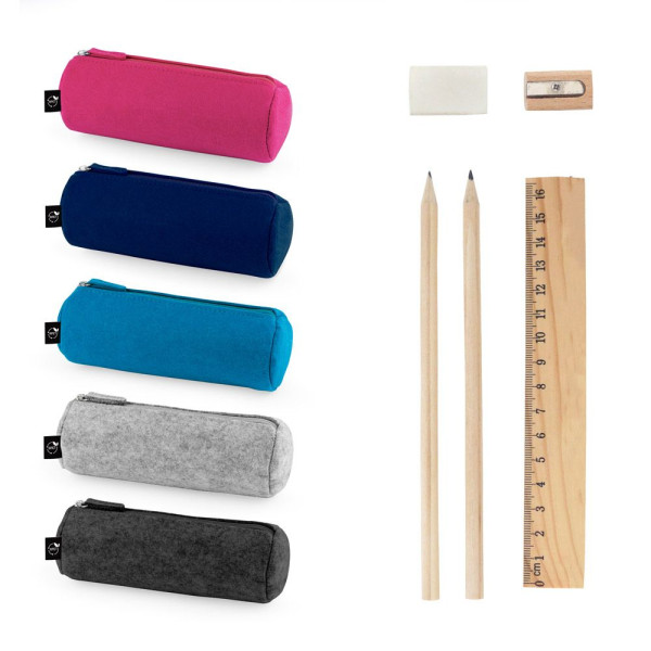 Trousse multi-usages NOMAD en feutre recyclé 100% rPET - BCM Goodies