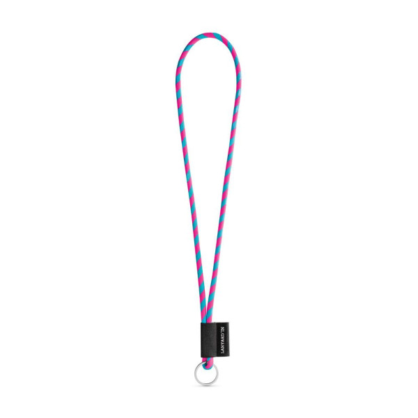 Porte-clés personnalisable en lanière SET NAUTIC Longue (Ø 5 mm) avec anneau Ø 32 mm - BCM Goodies