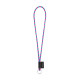 Porte-clés personnalisable en lanière SET NAUTIC Longue (Ø 5 mm) avec anneau Ø 32 mm - BCM Goodies