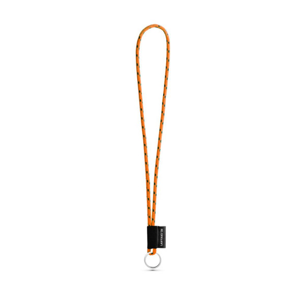 Porte-clés personnalisable en lanière SET NAUTIC Longue (Ø 5 mm) avec anneau Ø 32 mm - BCM Goodies