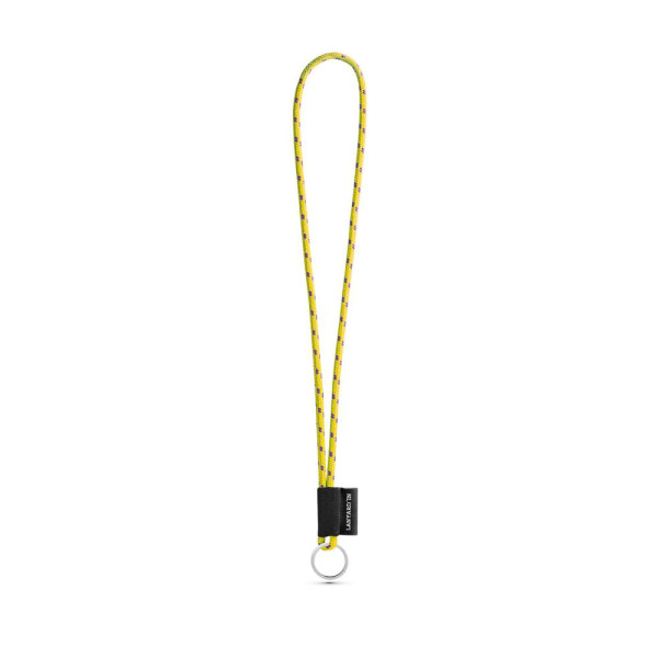 Porte-clés personnalisable en lanière SET NAUTIC Longue (Ø 5 mm) avec anneau Ø 32 mm - BCM Goodies