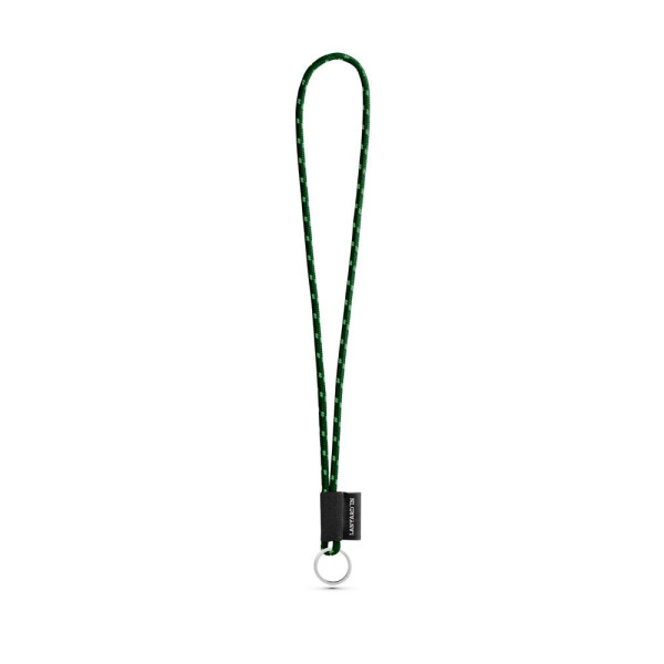 Porte-clés personnalisable en lanière SET NAUTIC Longue (Ø 5 mm) avec anneau Ø 32 mm - BCM Goodies