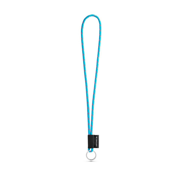 Porte-clés personnalisable en lanière SET NAUTIC Longue (Ø 5 mm) avec anneau Ø 32 mm - BCM Goodies