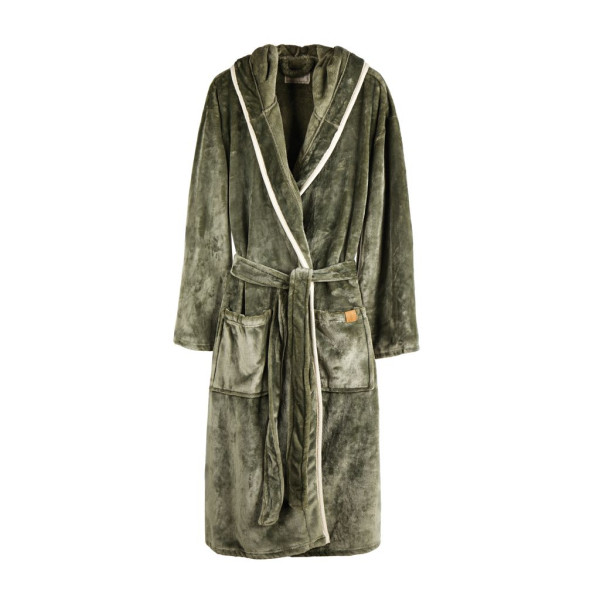 Peignoir de luxe en peluche VINGA RPET GRS Louis taille S-M - Peignoir écologique et luxueux pour cadeau d'entreprise respo