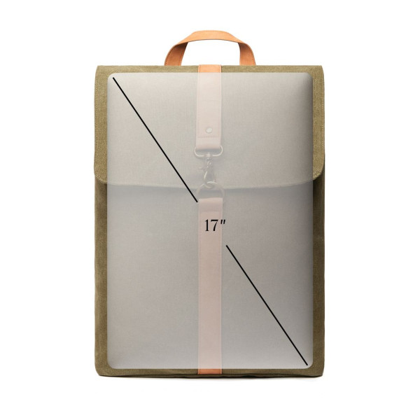 Sac à dos en toile recyclée GRS Bosler VINGA - Accessoire éco-responsable pour ordinateur portable 15 pouces