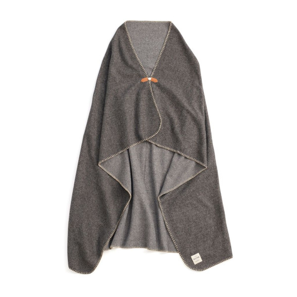 Plaid en molleton recyclé Bilton - Plaid pratique en polyester recyclé - VINGA