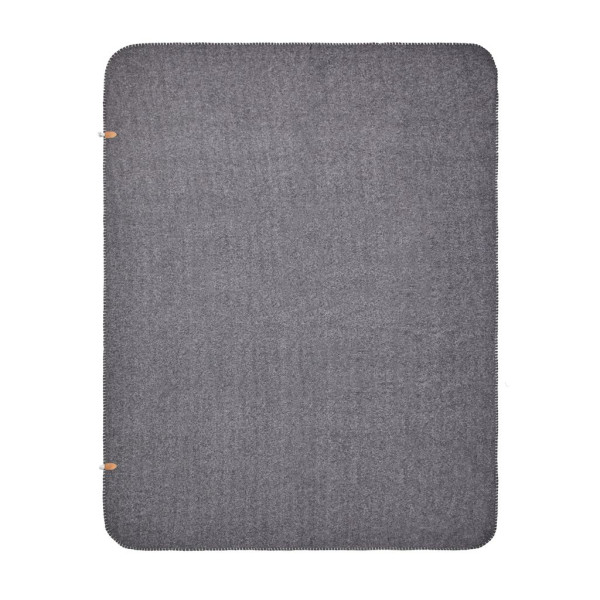 Plaid en molleton recyclé Bilton - Plaid pratique en polyester recyclé - VINGA