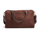 Sac weekend Hunton en imitation daim avec détails en laiton - VINGA - BCM Goodies