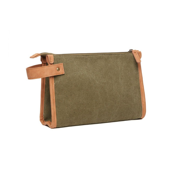 Trousse de toilette VINGA en toile recyclée GRS Bosler - Accessoire de voyage professionnel durable et pratique