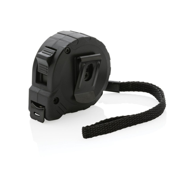 Mètre ruban 3M/16 mm en plastique recyclé RCS avec bouton d'arrêt - BCM Goodies