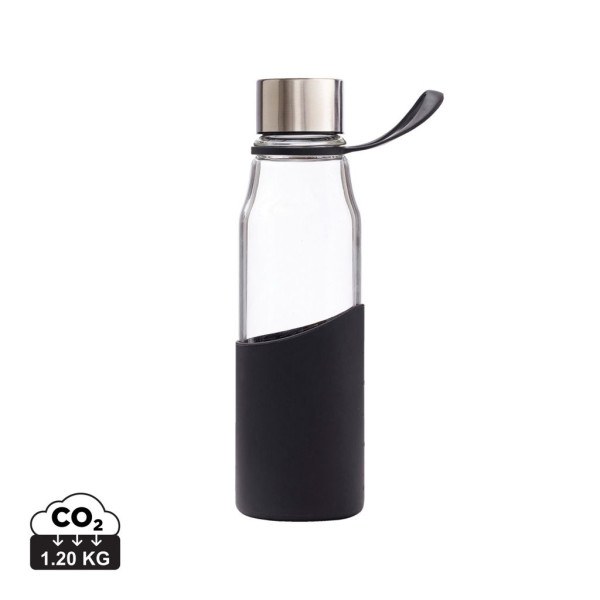 Bouteille d'eau VINGA de 550 ml en verre Lean - Accessoire durable pour rester hydraté - BCM Goodies