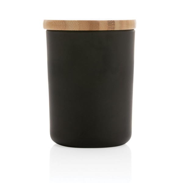 Bougie parfumée avec couvercle en bambou Ukiyo - Jasmin apaisant - BCM Goodies