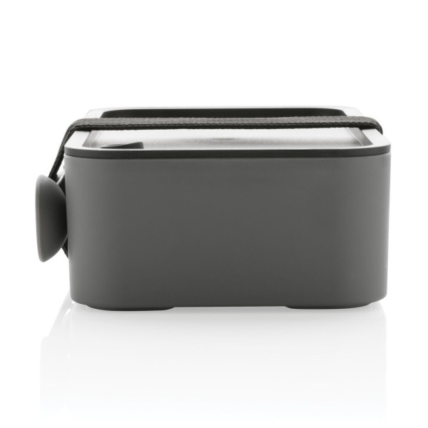 Lunch box avec cuichette en rPP GRS - Accessoire éco-responsable pour repas sains - BCM Goodies