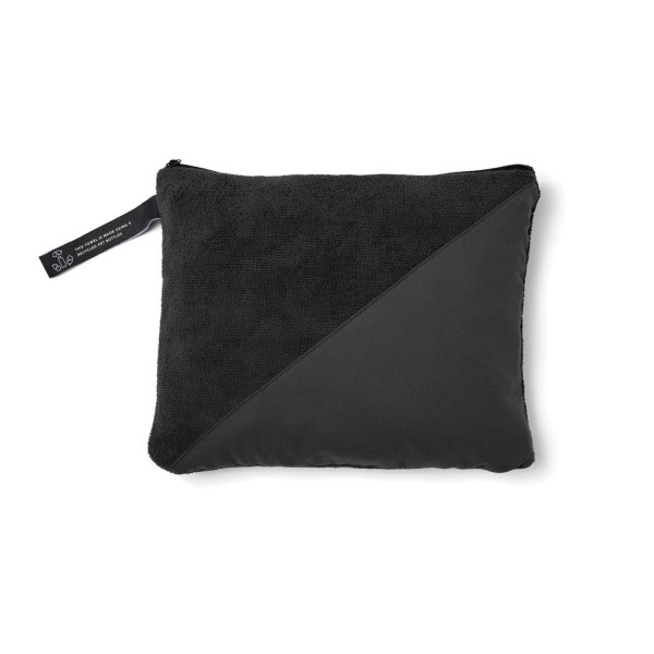 Serviette sèche active VINGA RPET GRS - Serviette sport &amp; voyage légère et compacte