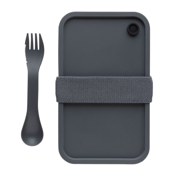 Boîte à lunch en PP avec cuichette - Accessoire repas pratique et élégant